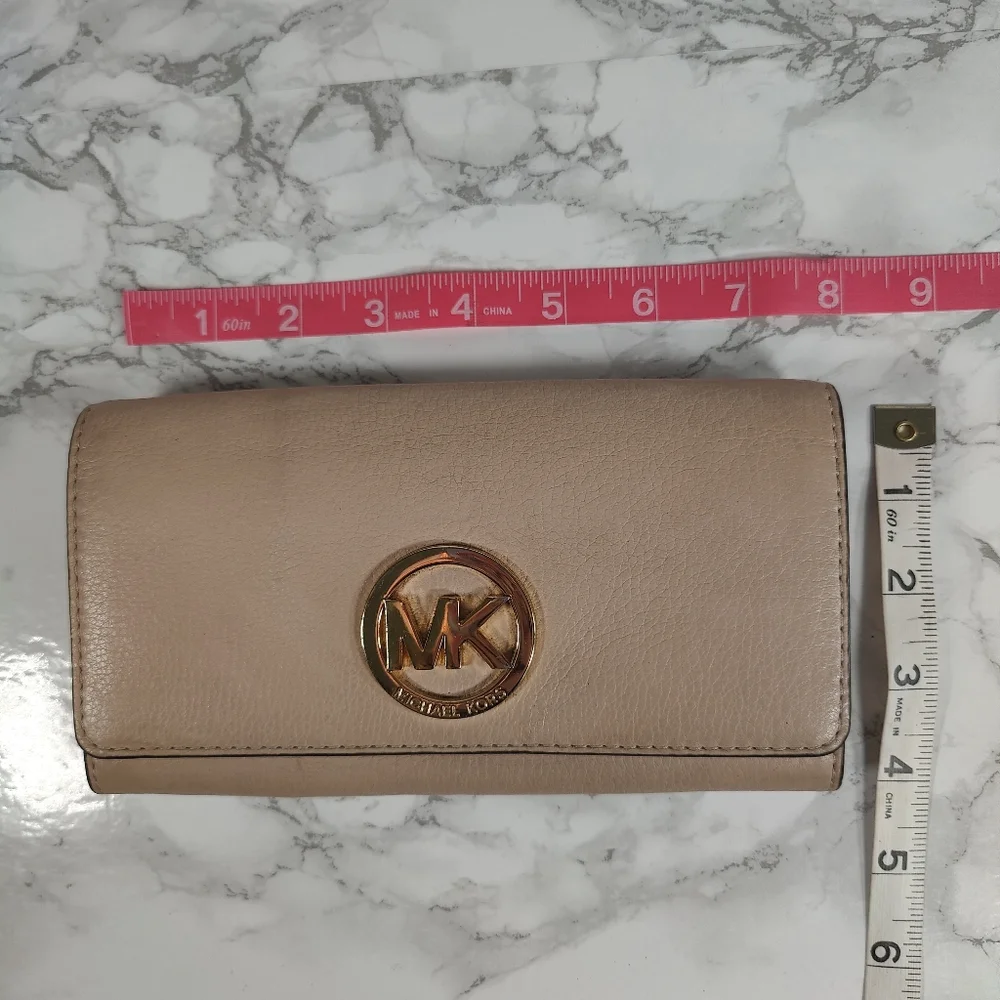 Michael Kors Fulton Wallet Tan Leather